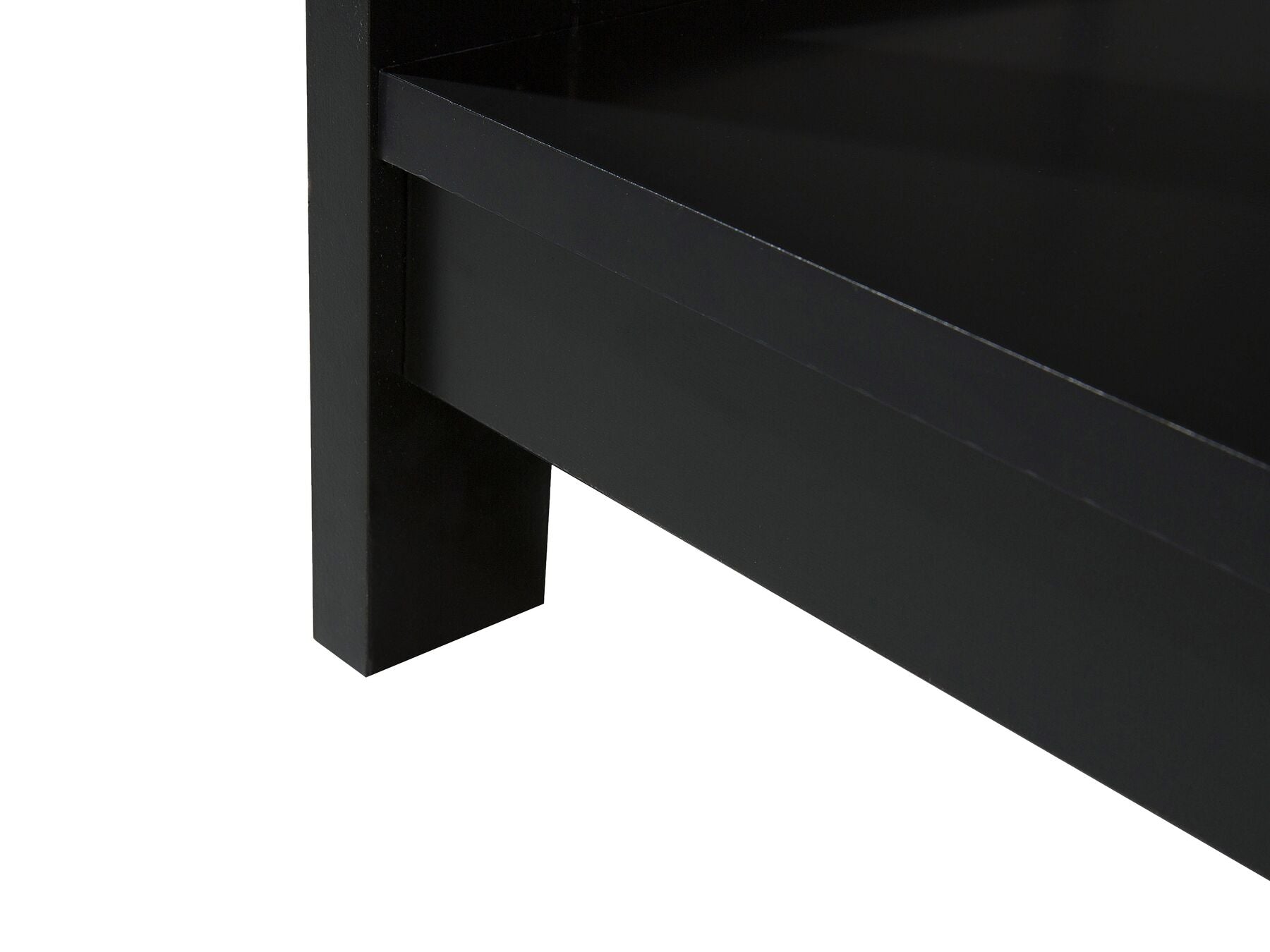 Table basse en bois Noir L100cmxl55cmxH45cm BATEN