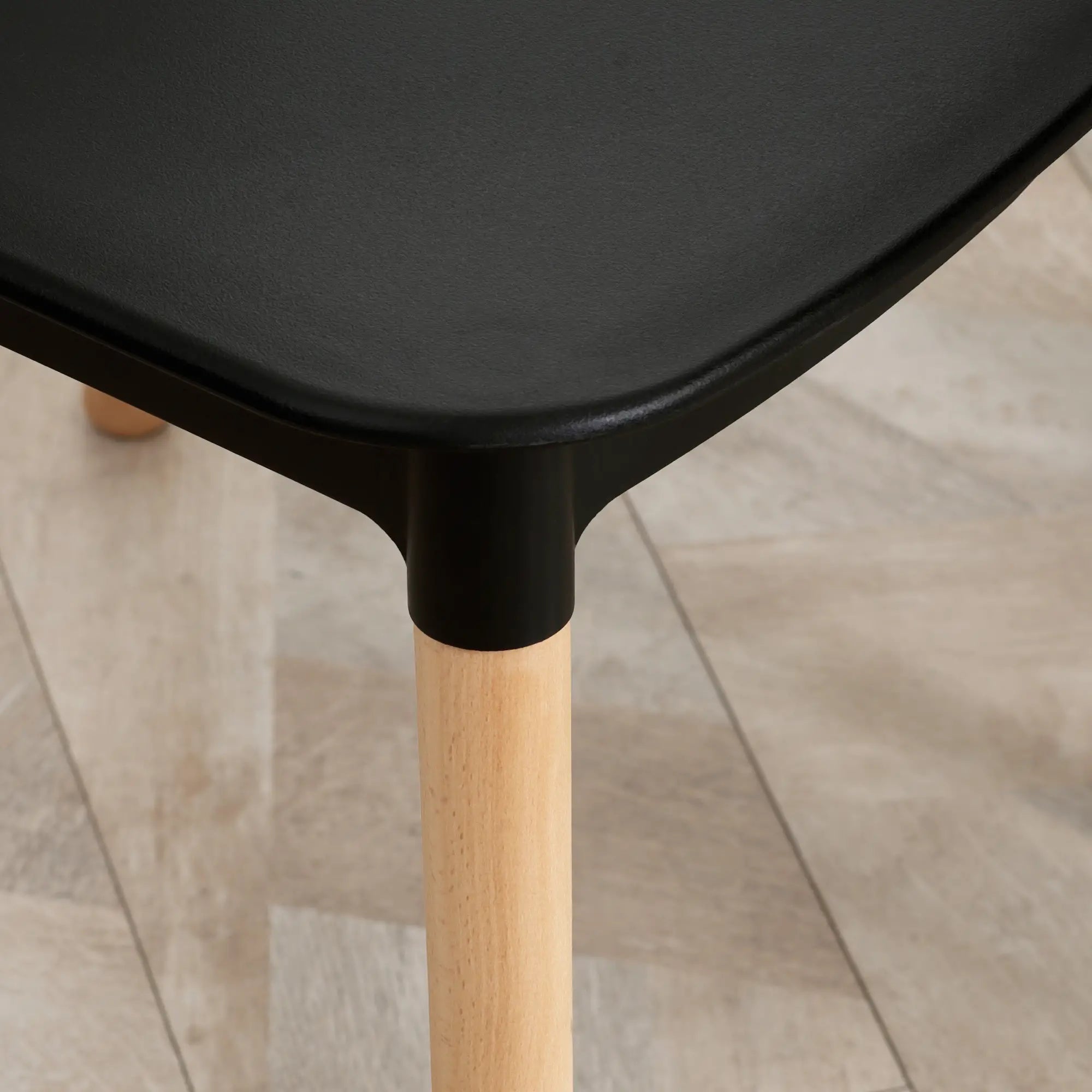 Ensembles x4 Chaises style scandinave Noir GOUNT