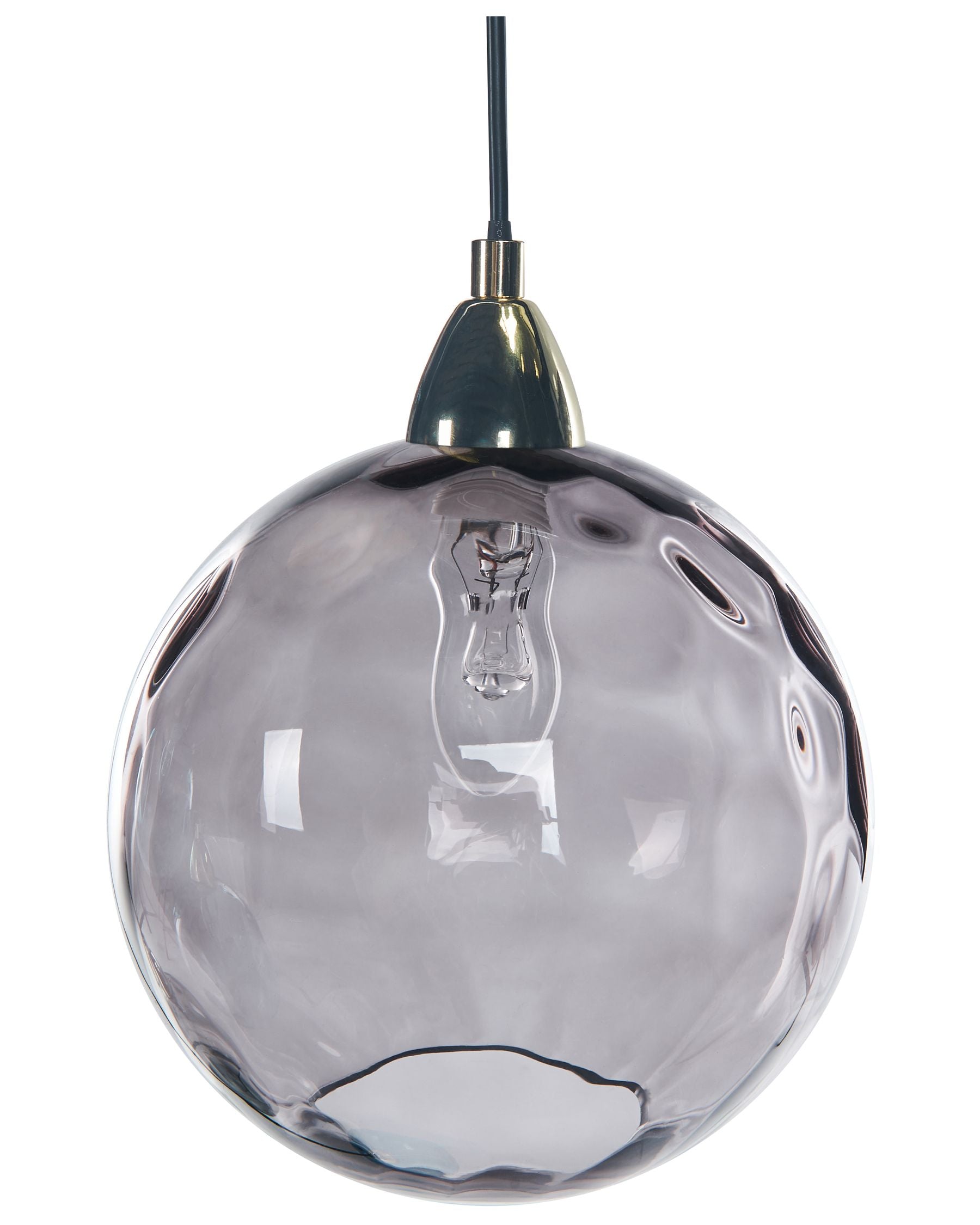Lampe suspension 5 Abat-jours en Verre Bleu BEPAL